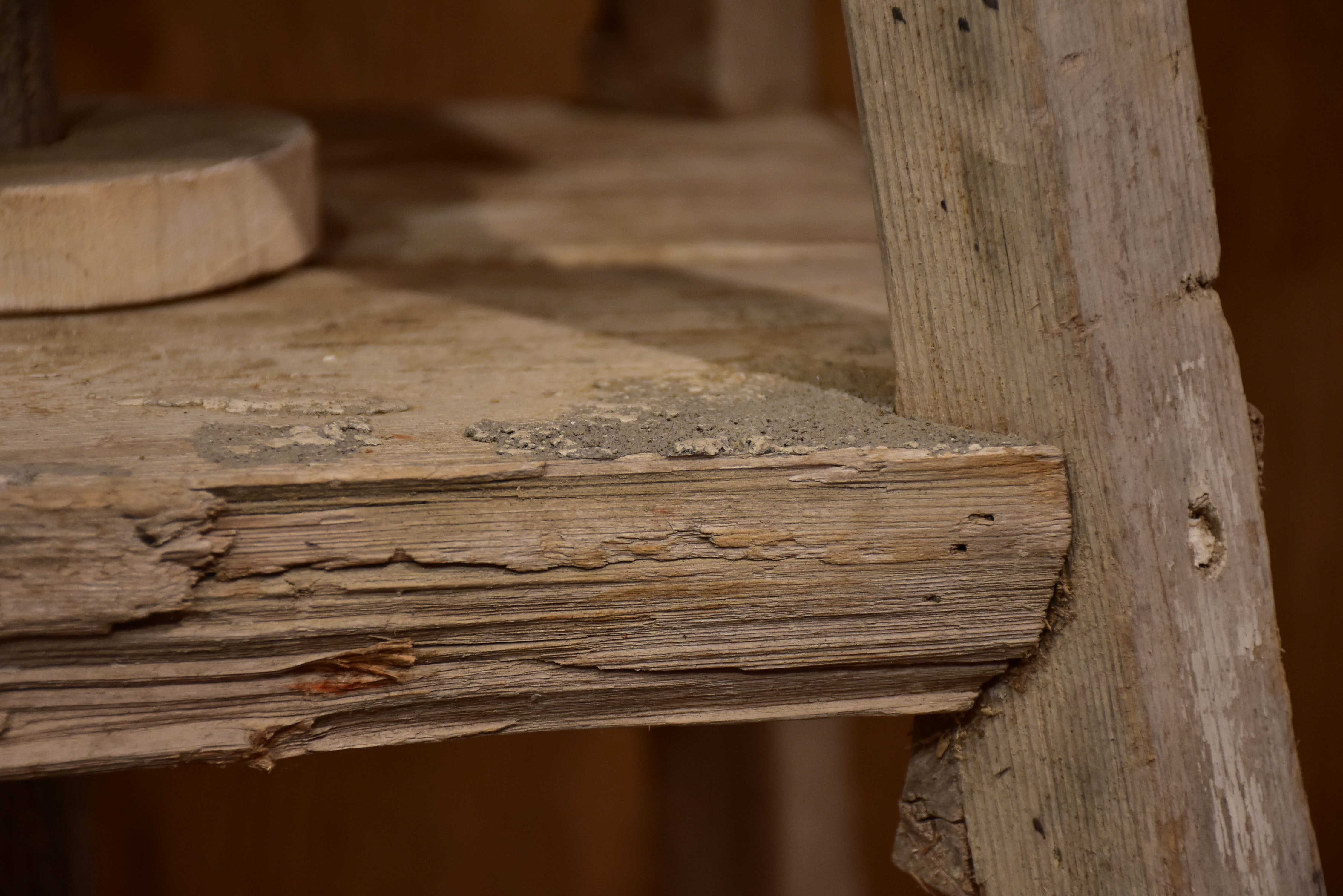 Rustic antique French sculptor's table