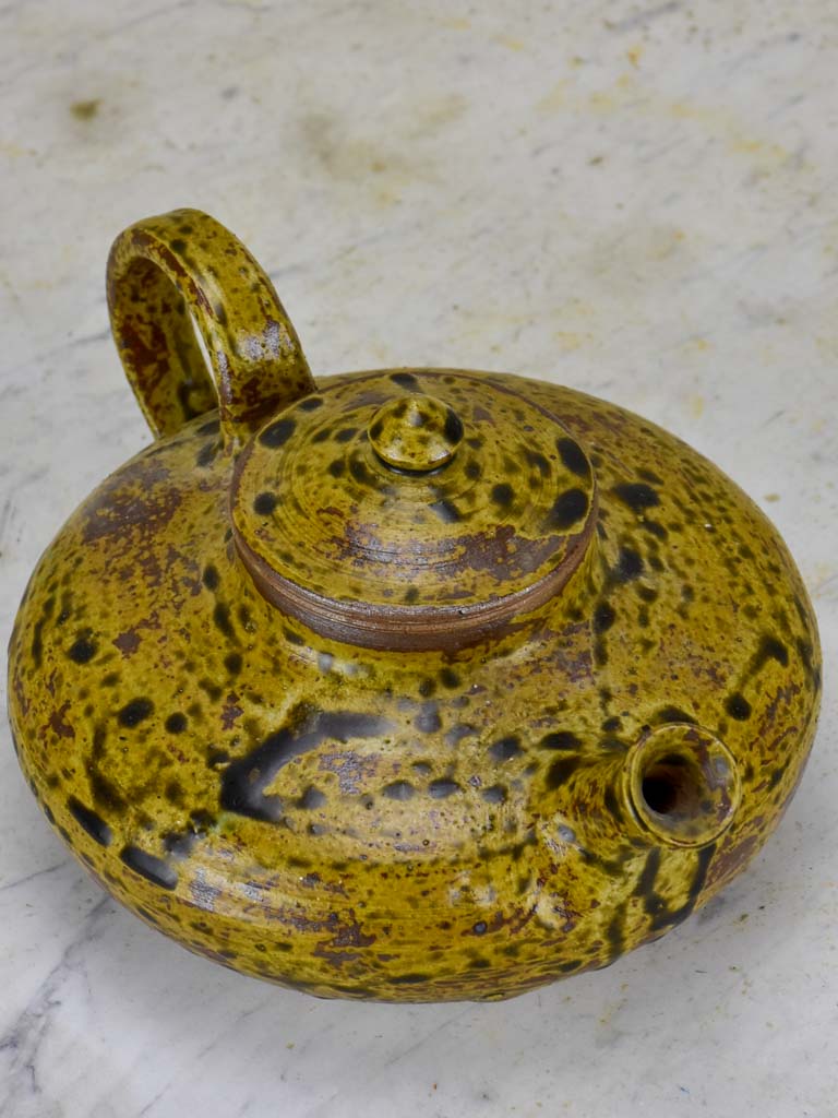 1970's French teapot from Saint-Amand-en-Puisaye