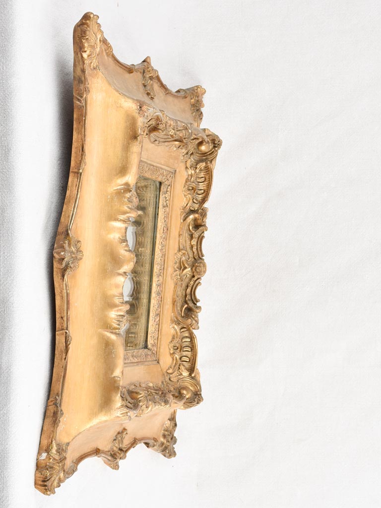 19th century gilded square mirror 23¾" x 23¾"