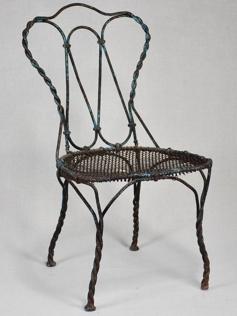 19th century French children's garden chair