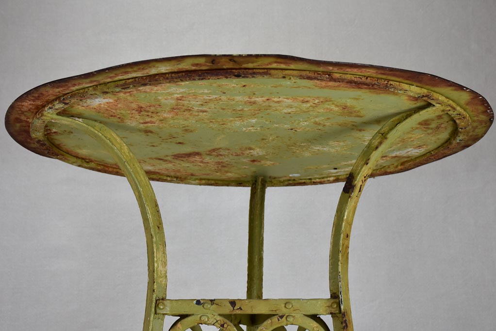 Antique French garden table from Vichy