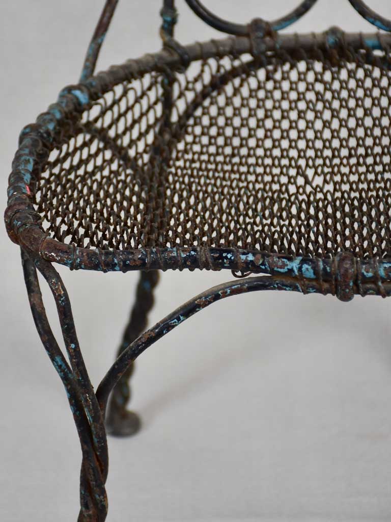 19th century French children's garden chair