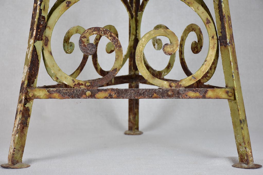 Antique French garden table from Vichy