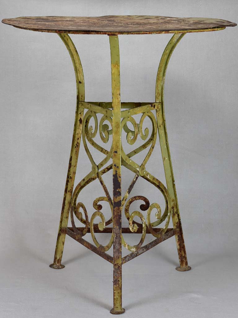 Antique French garden table from Vichy