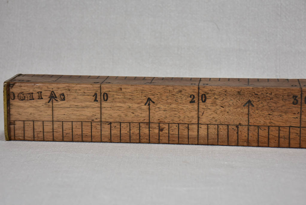 Rare meter long tailor's measure 39½"