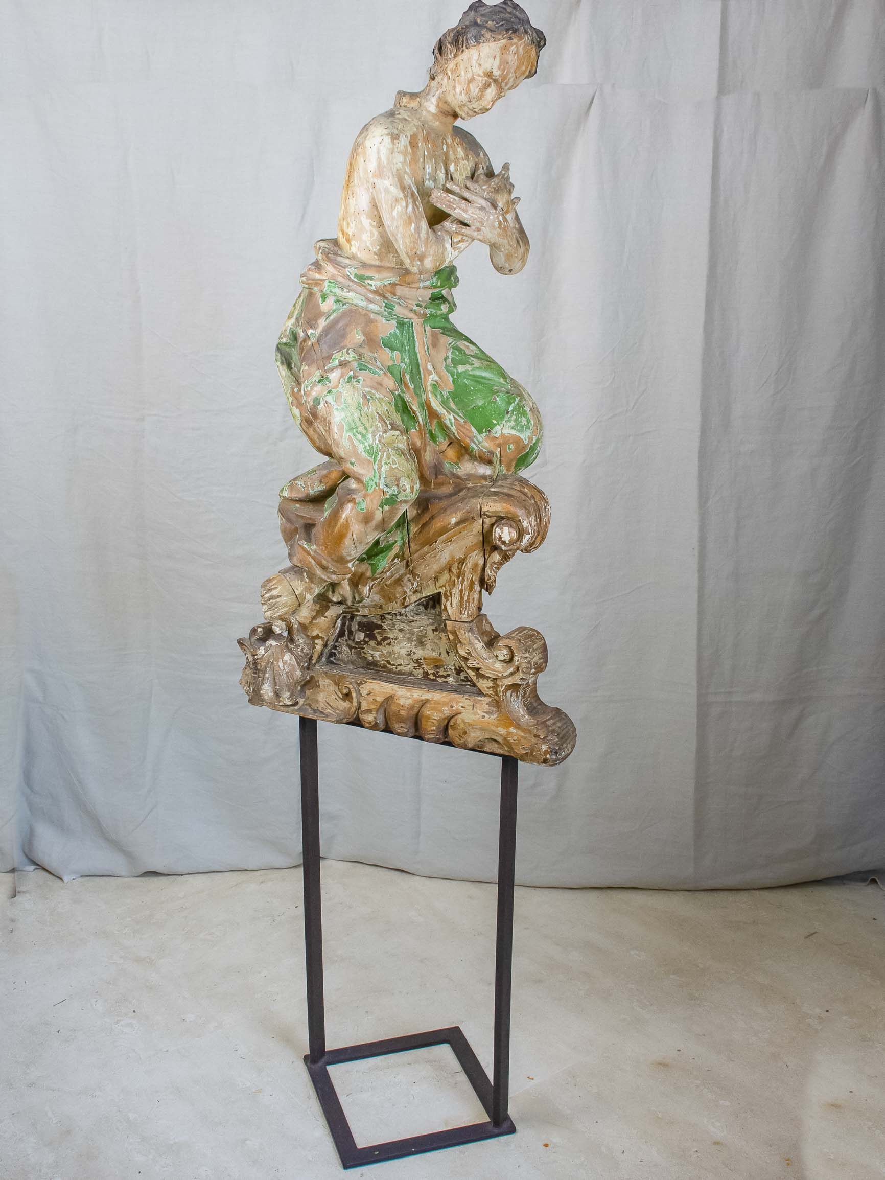 17th Century Bow statue - figure of a female