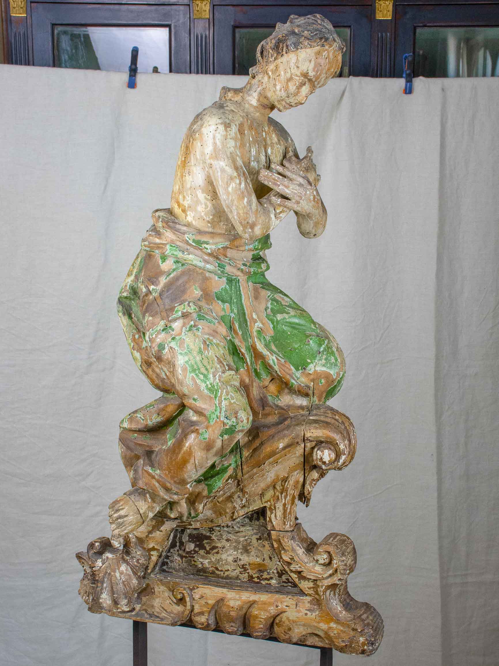 17th Century Bow statue - figure of a female