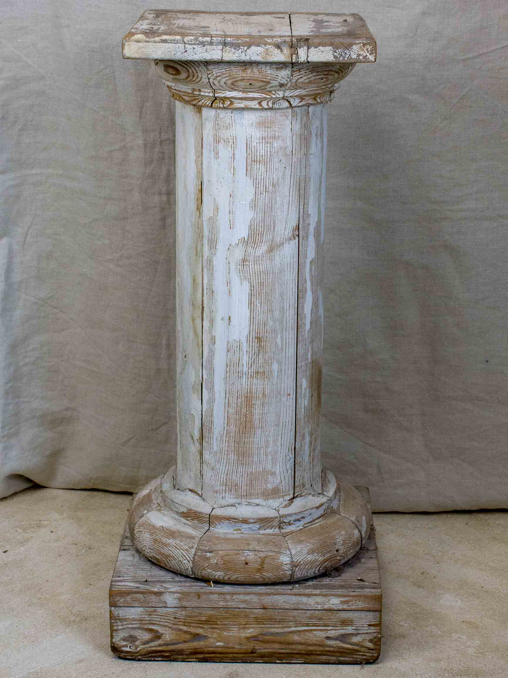 RESERVED DB - 18th Century French wooden pedestal