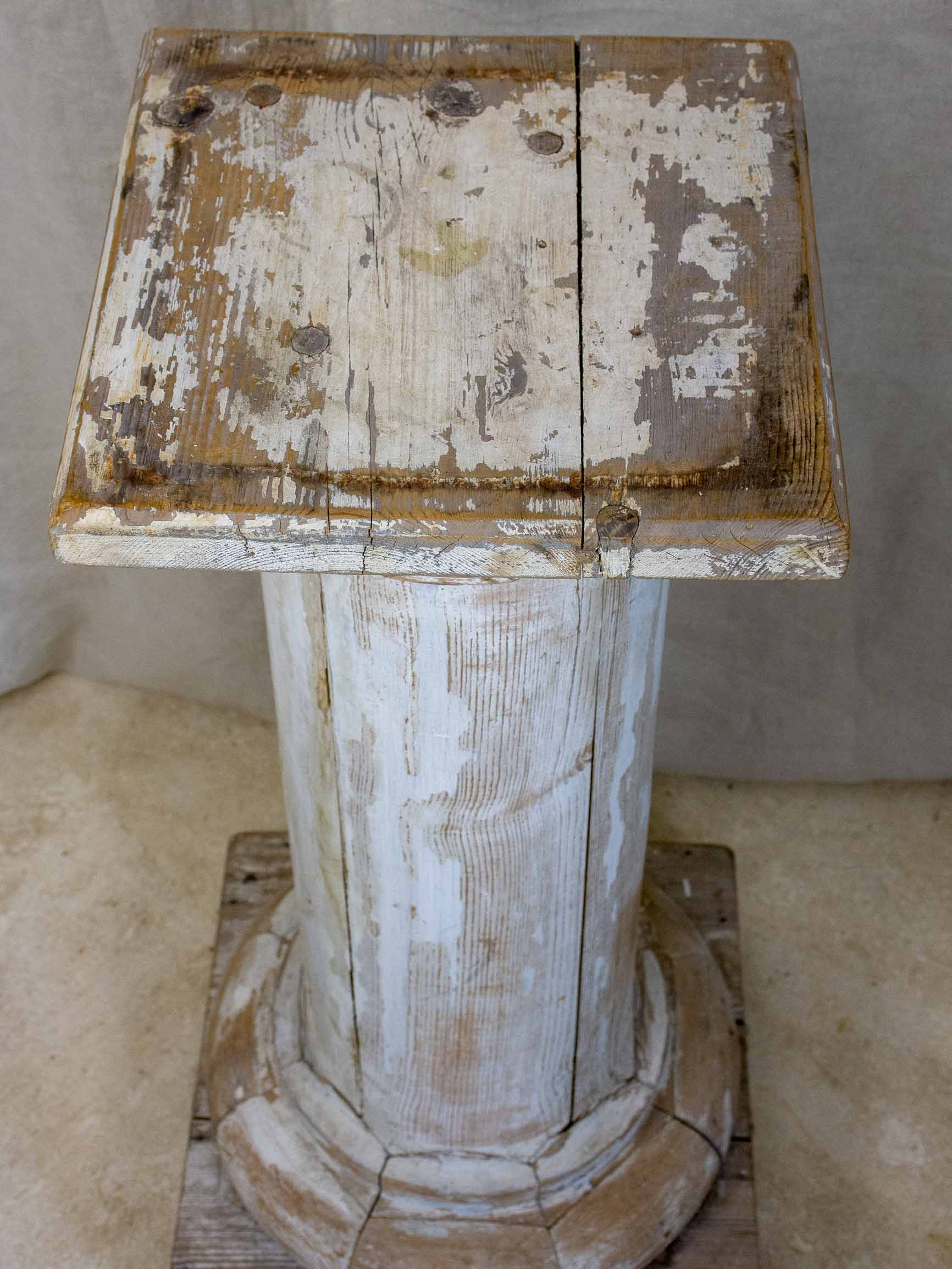 RESERVED DB - 18th Century French wooden pedestal