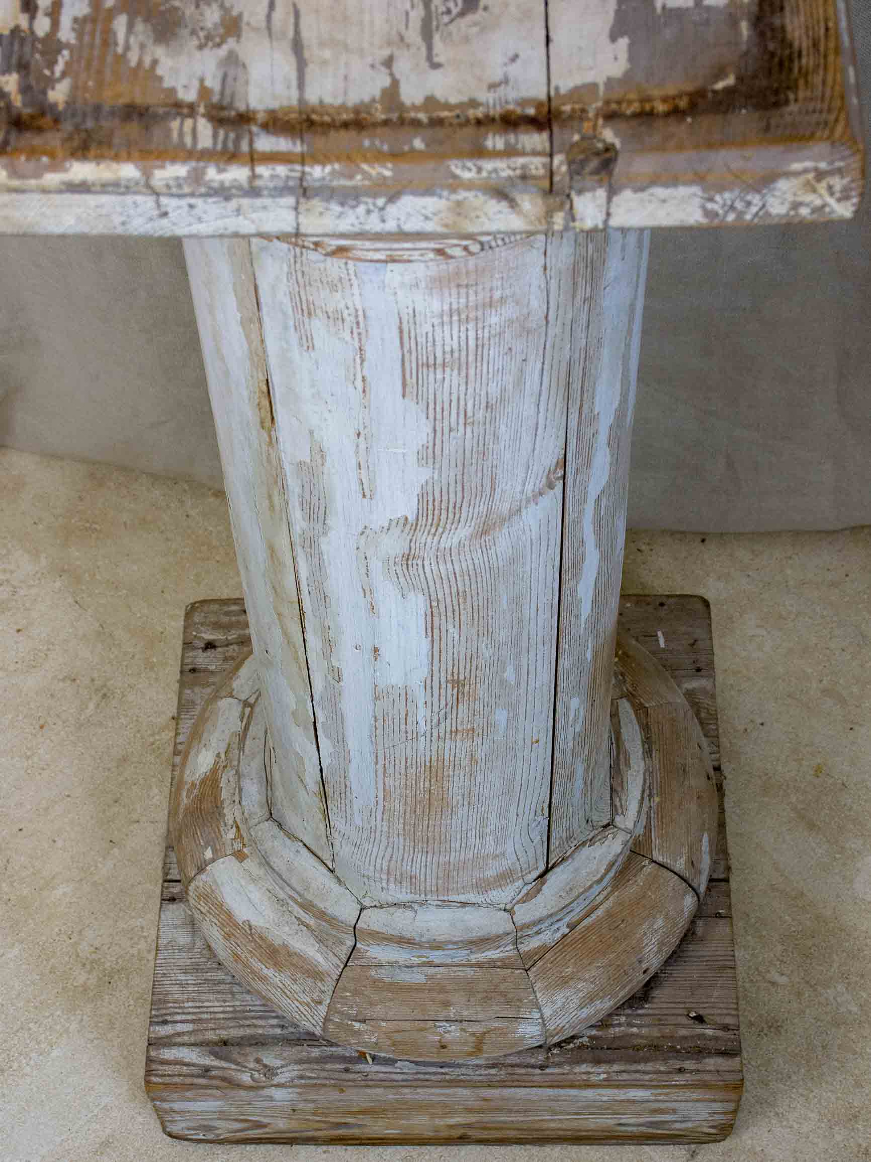 RESERVED DB - 18th Century French wooden pedestal