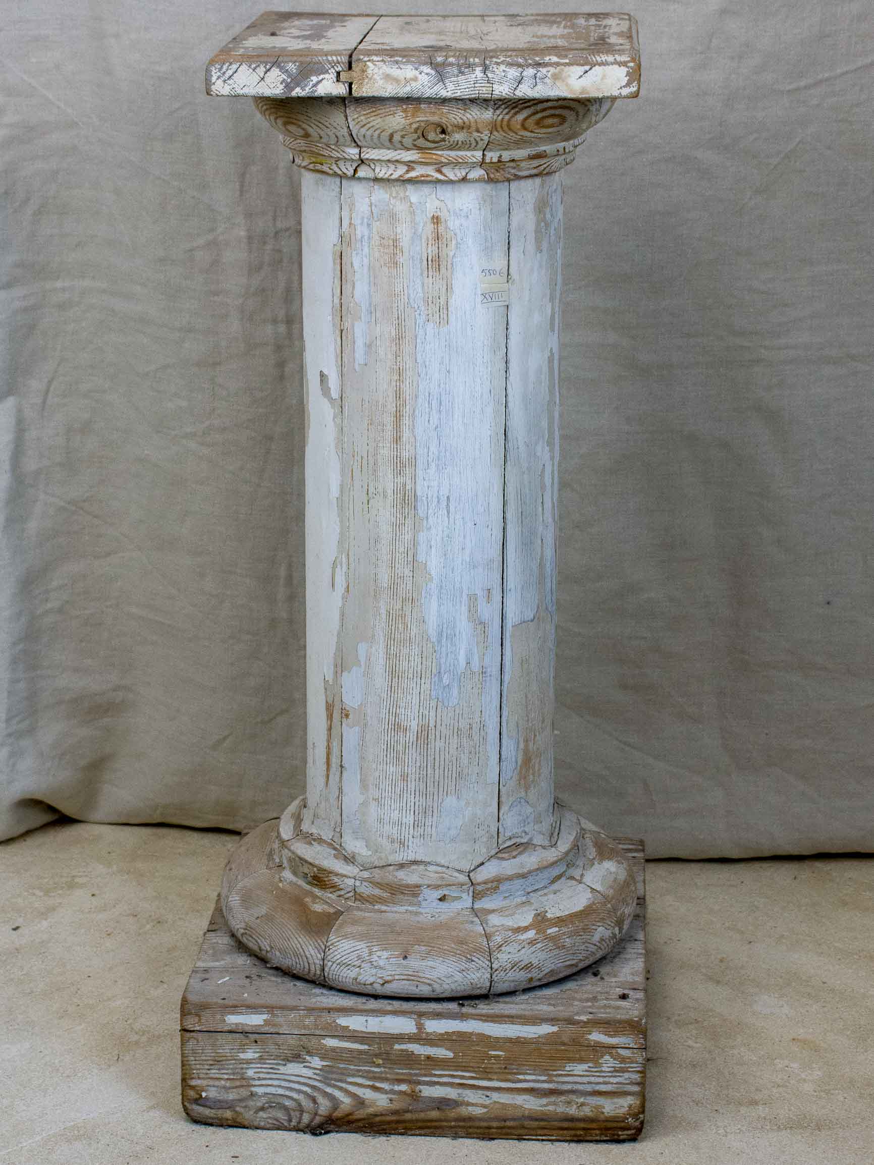 RESERVED DB - 18th Century French wooden pedestal