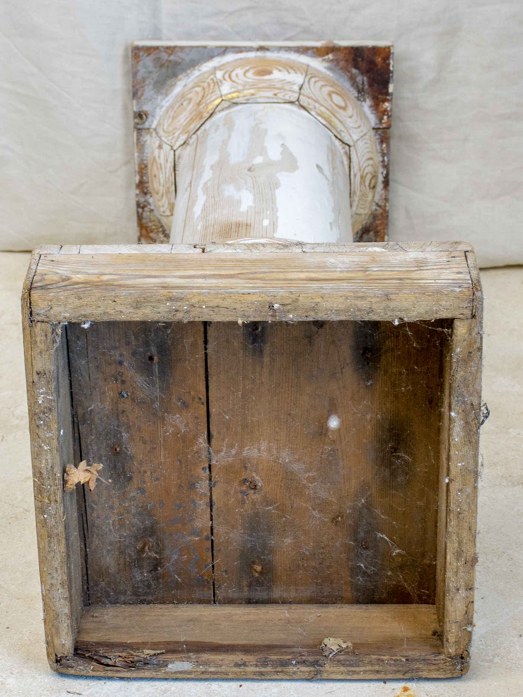 RESERVED DB - 18th Century French wooden pedestal