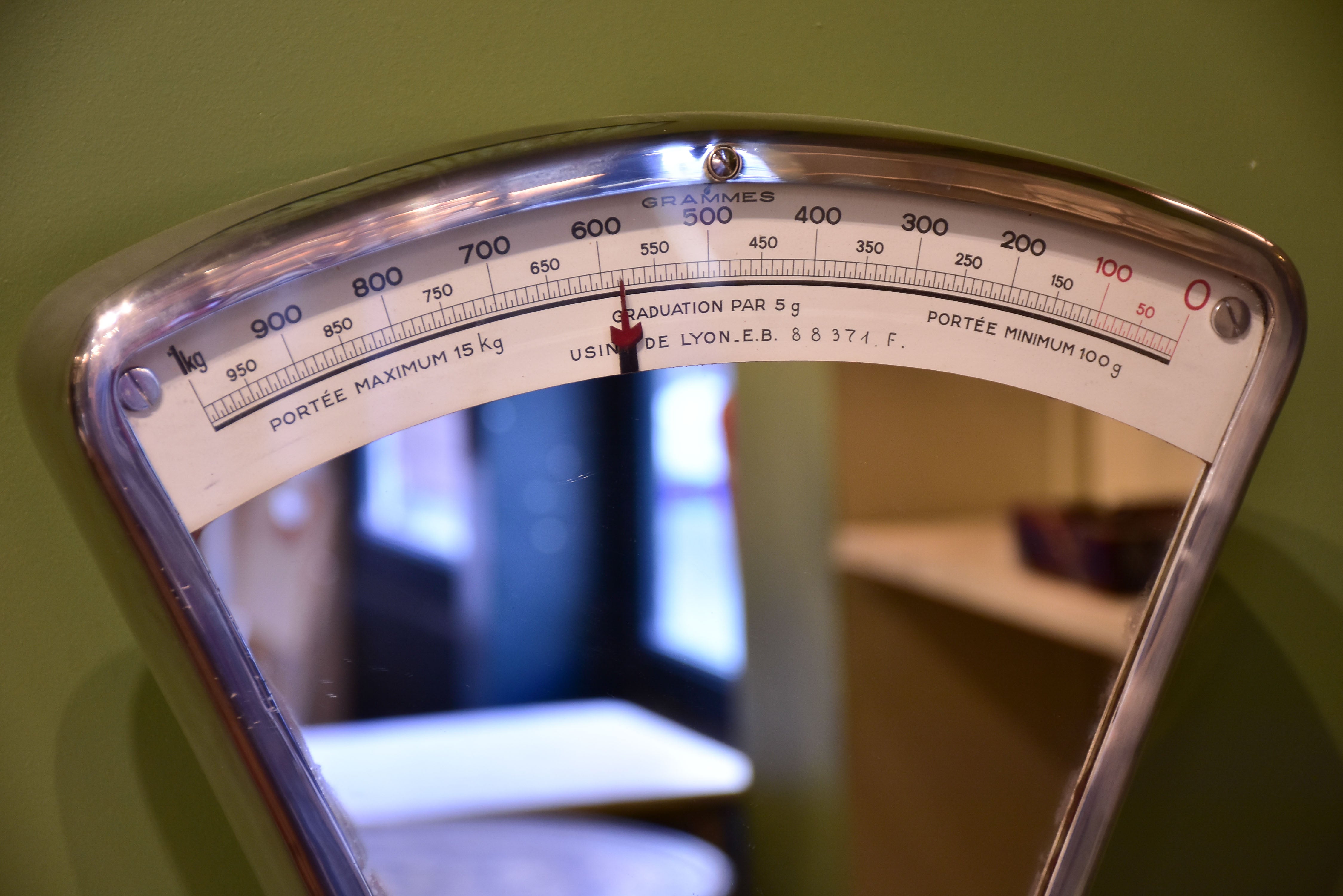 Pair of vintage French Berkel scales