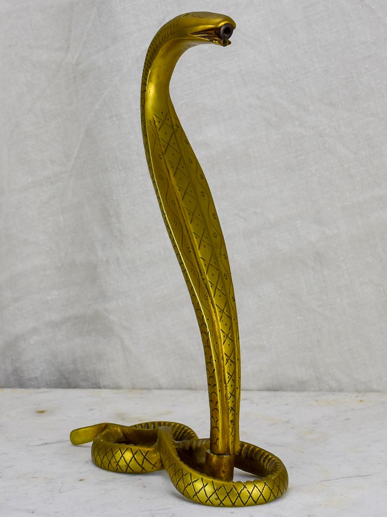 Art Deco French bronze cobra – Chez Pluie