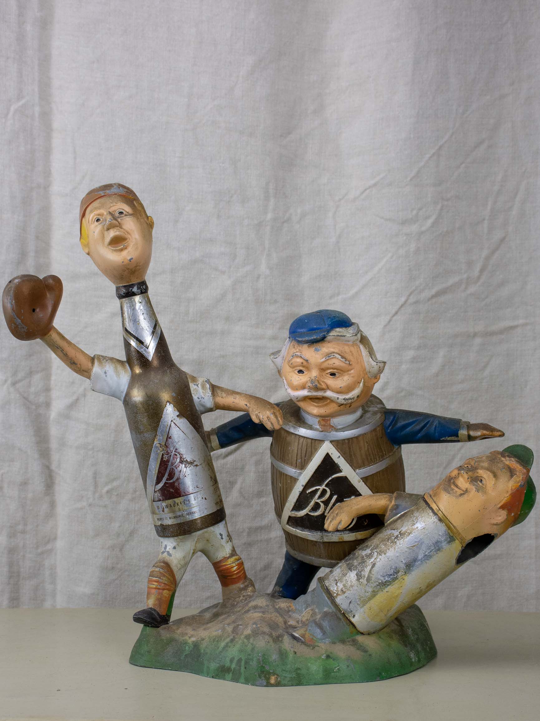 Antique American beer advertising sculpture