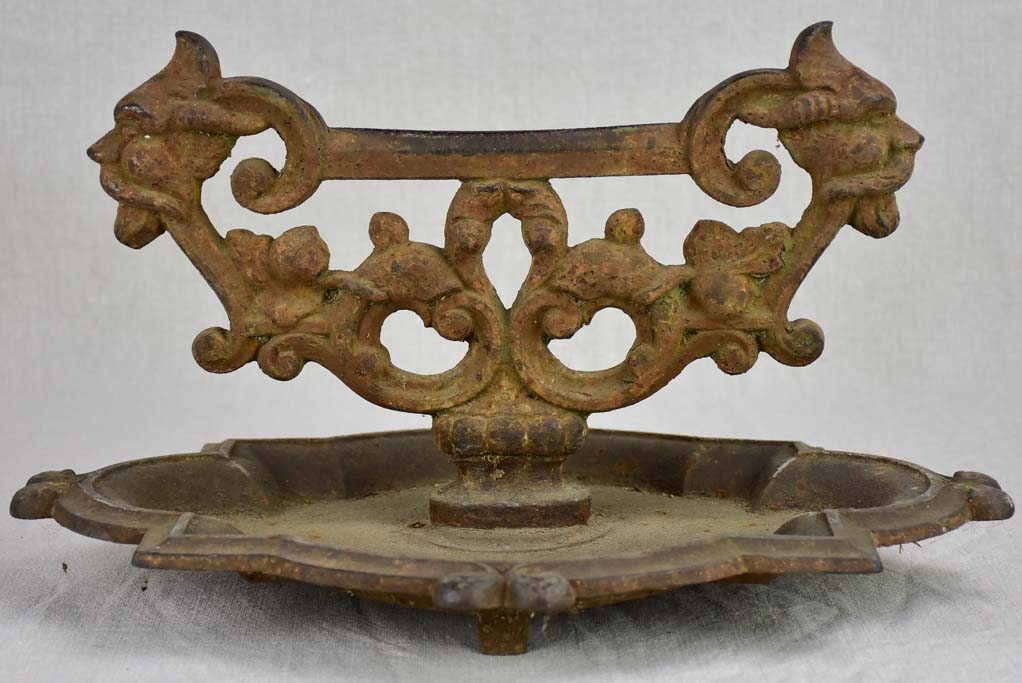 19th Century cast iron shoe scraper