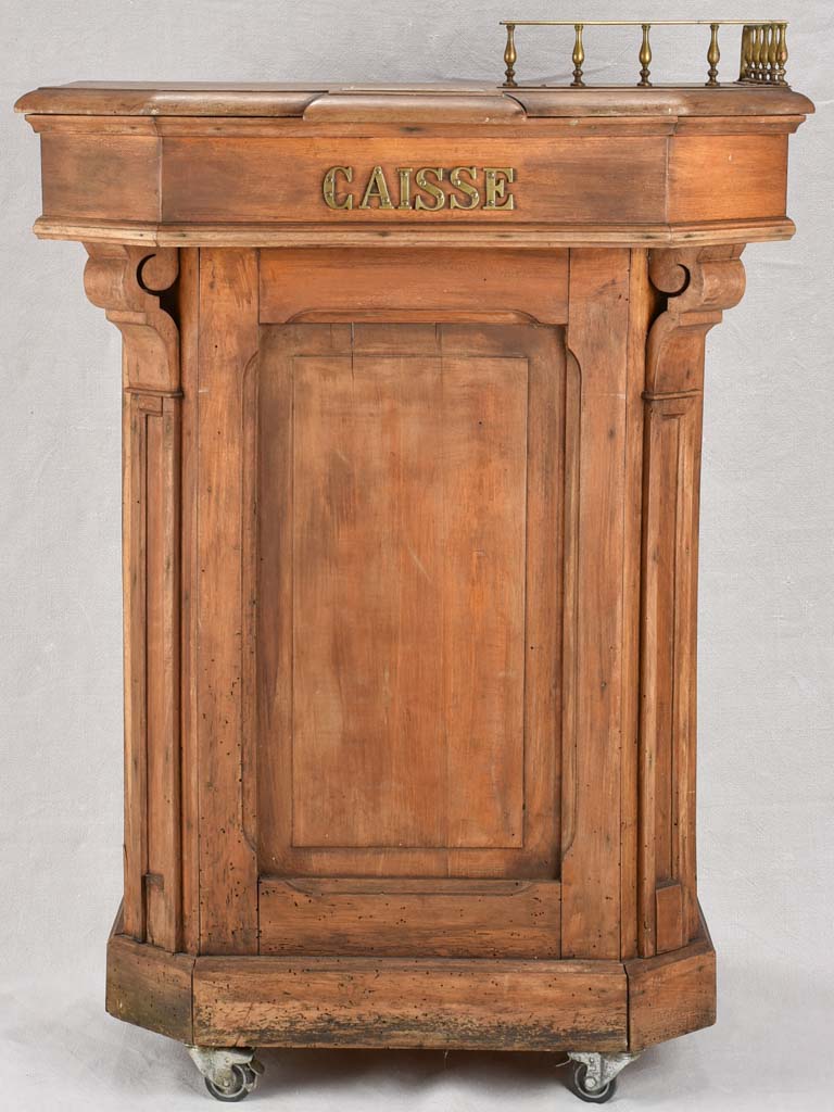 Antique French 'Caisse' shop counter