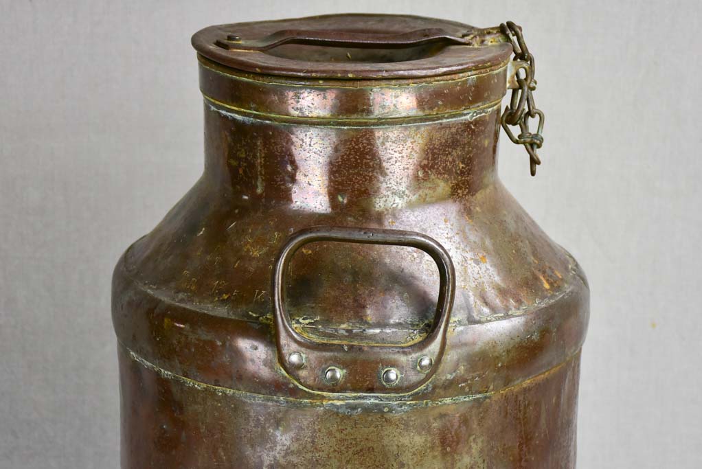 Farmhouse style French copper pot