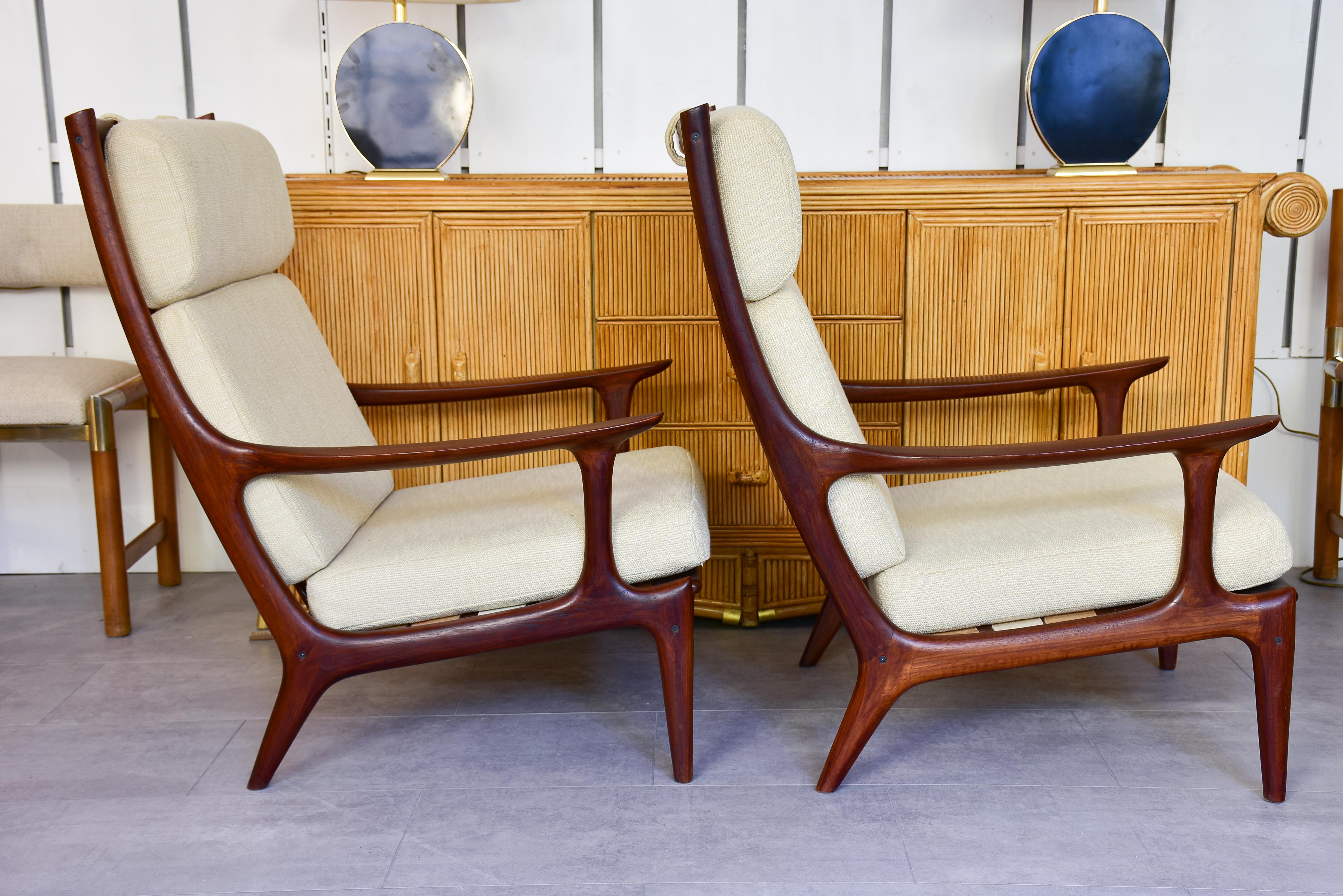 Pair of 1960's Danish armchairs