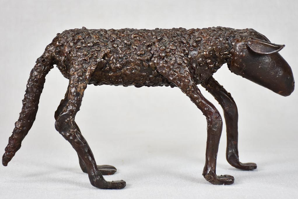 Unusual bronze sculpture of a sheep