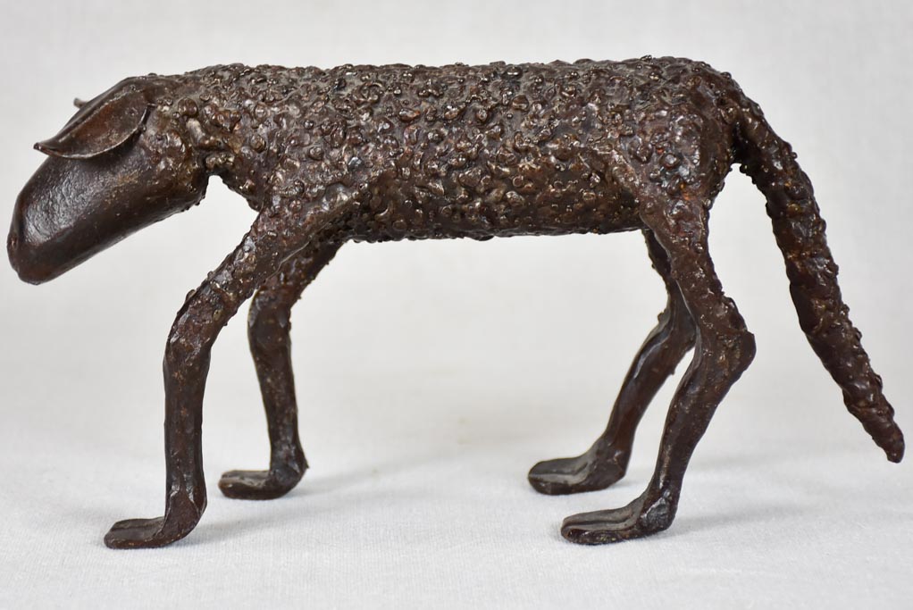 Unusual bronze sculpture of a sheep