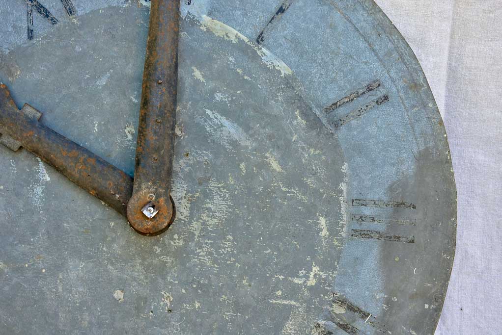 Large antique French clock face 35½"