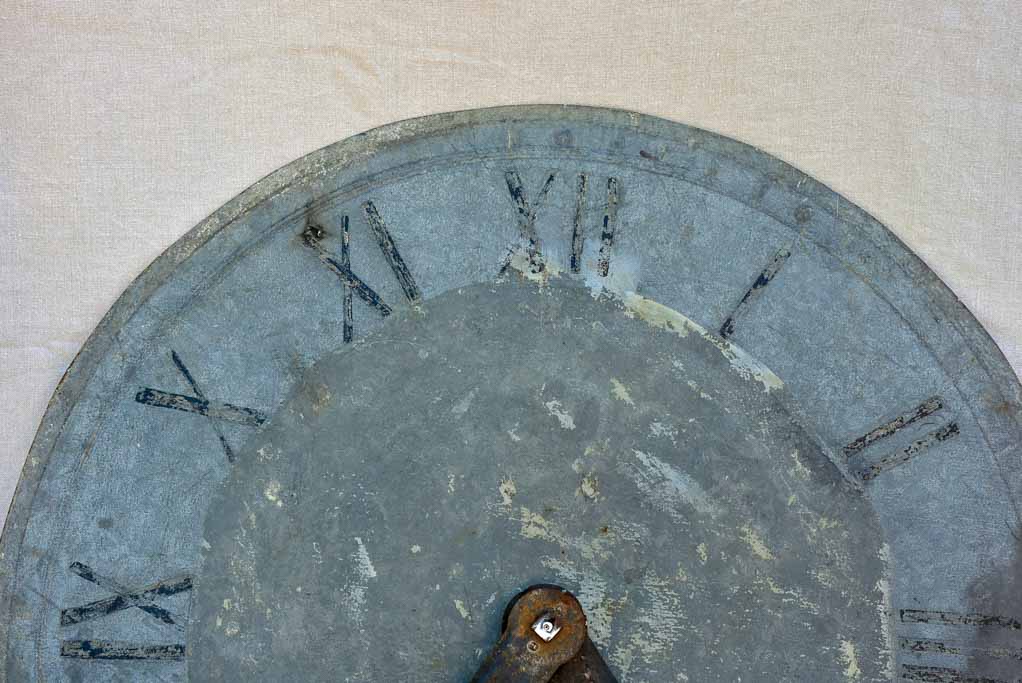 Large antique French clock face 35½"