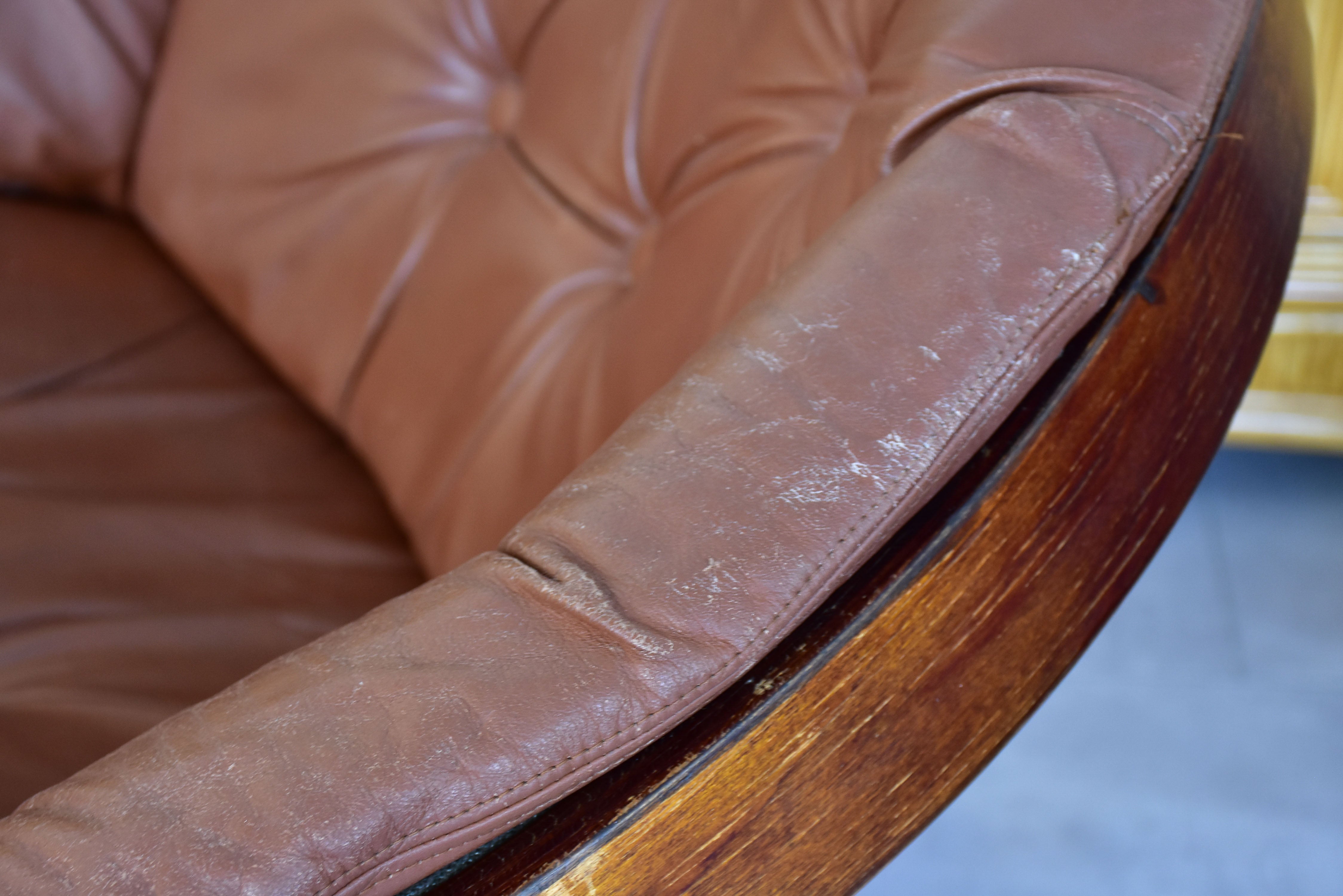 Pair of vintage Convair swivel lounge chairs