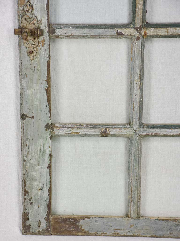 Salvaged 18th Century Louis XVI window - 8 panes 23¾" x 43¾"