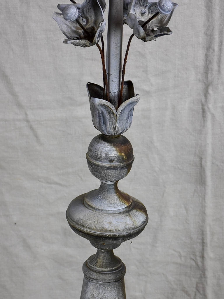 Antique French Lightning rod with flowers