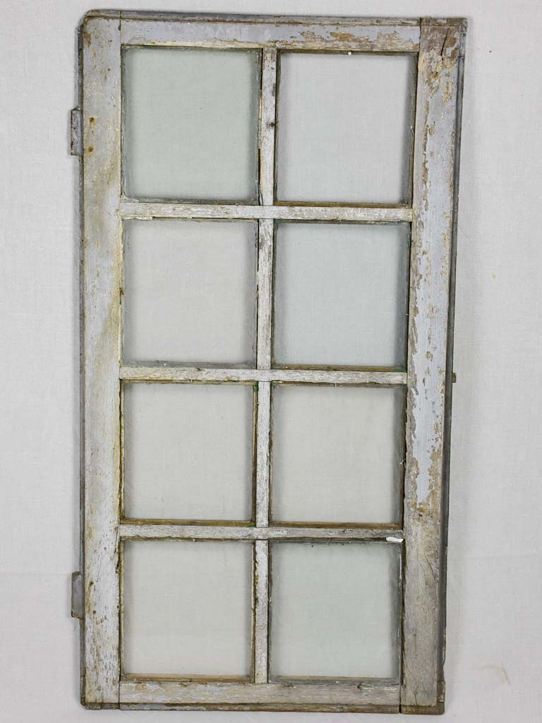 Salvaged 18th Century Louis XVI window - 8 panes 23¾" x 43¾"