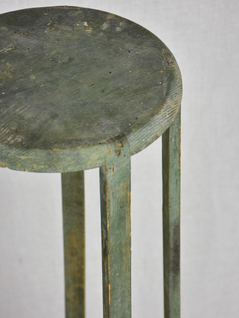 Pair of Napoleon III pedestals with green patina 31½"