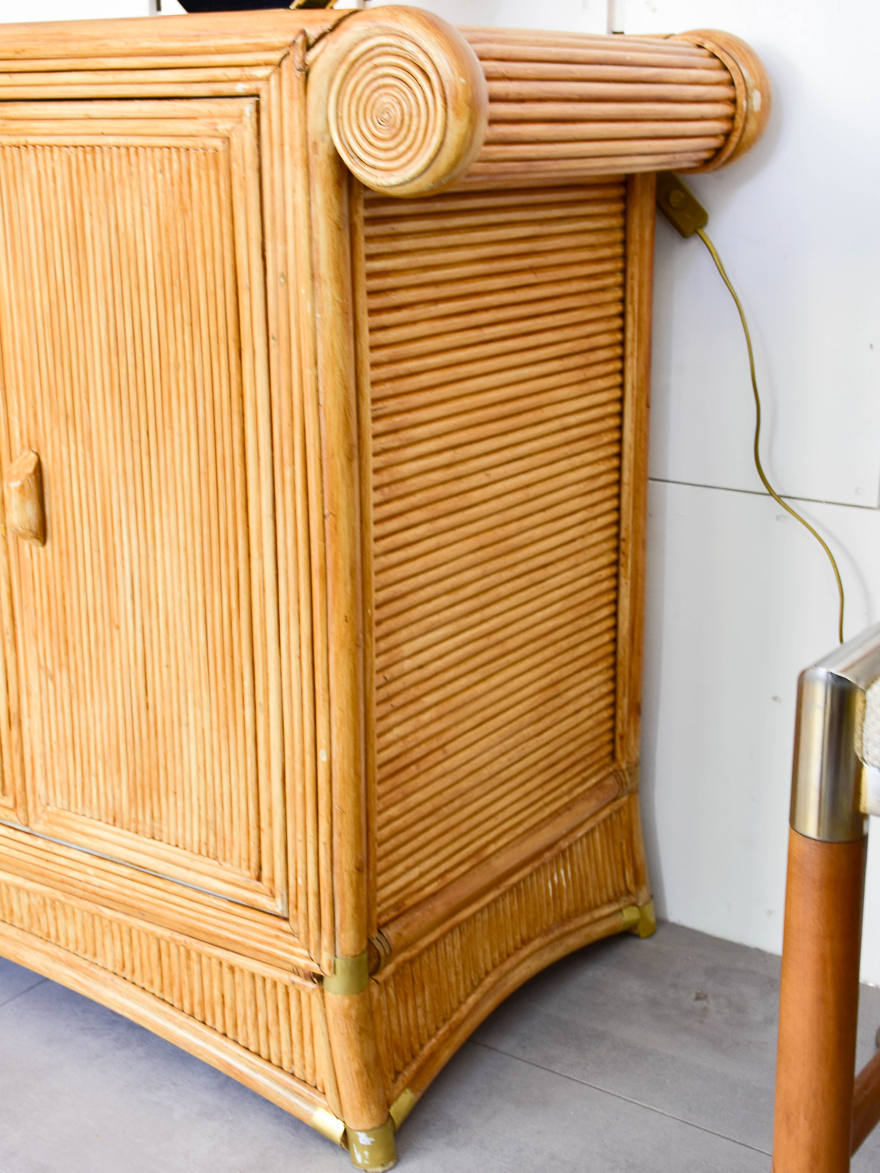 Vintage cane buffet