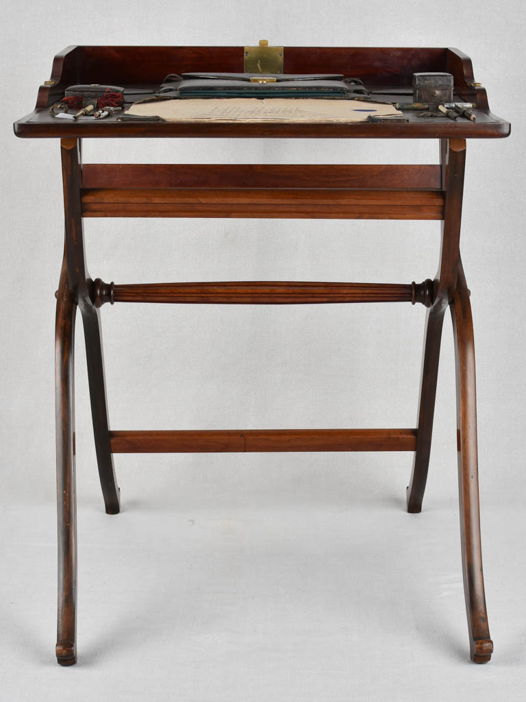 1920s English folding writing table