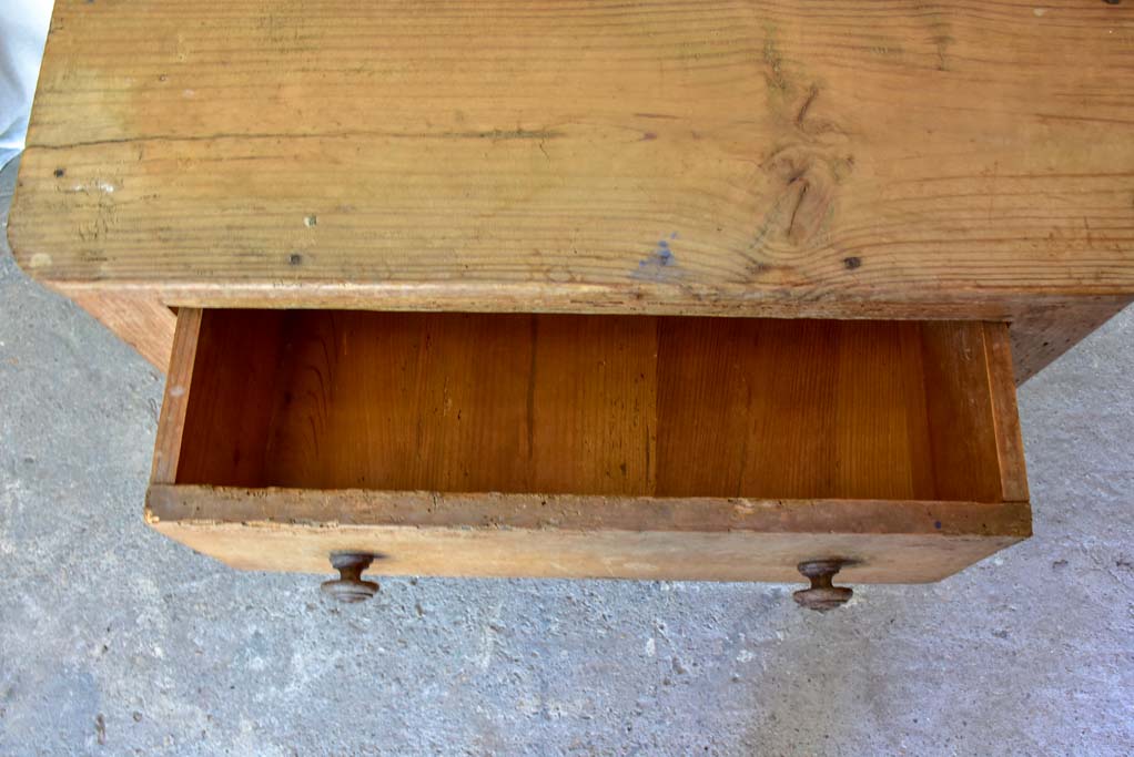 Rustic two drawer commode from a convent