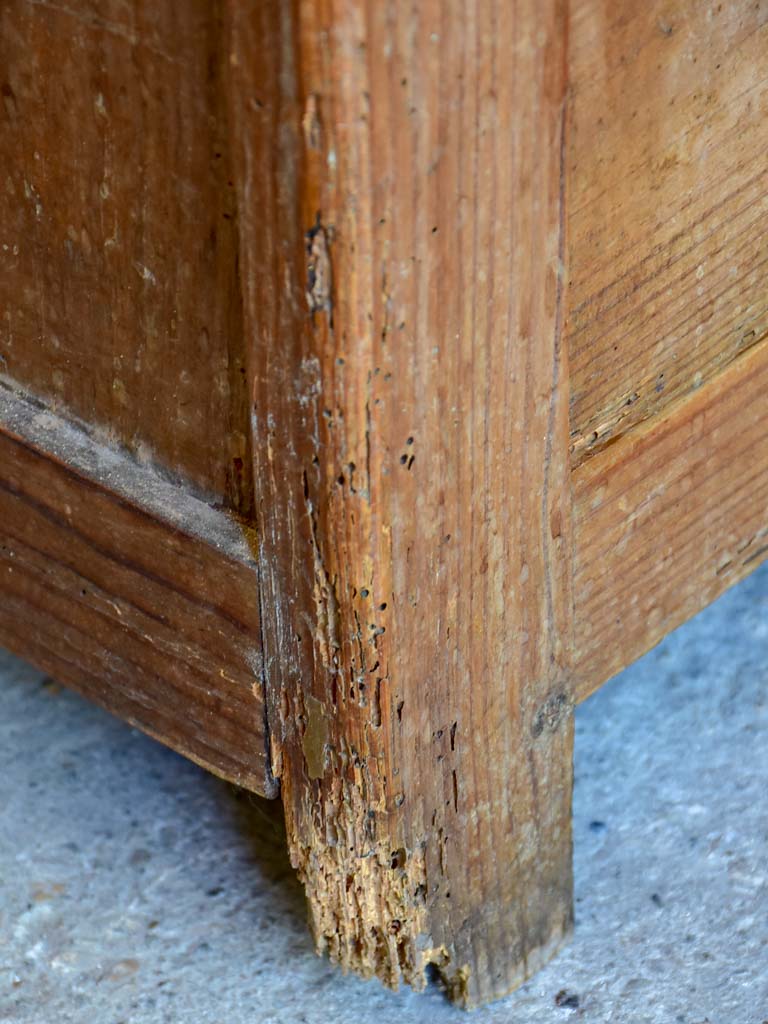 Rustic two drawer commode from a convent