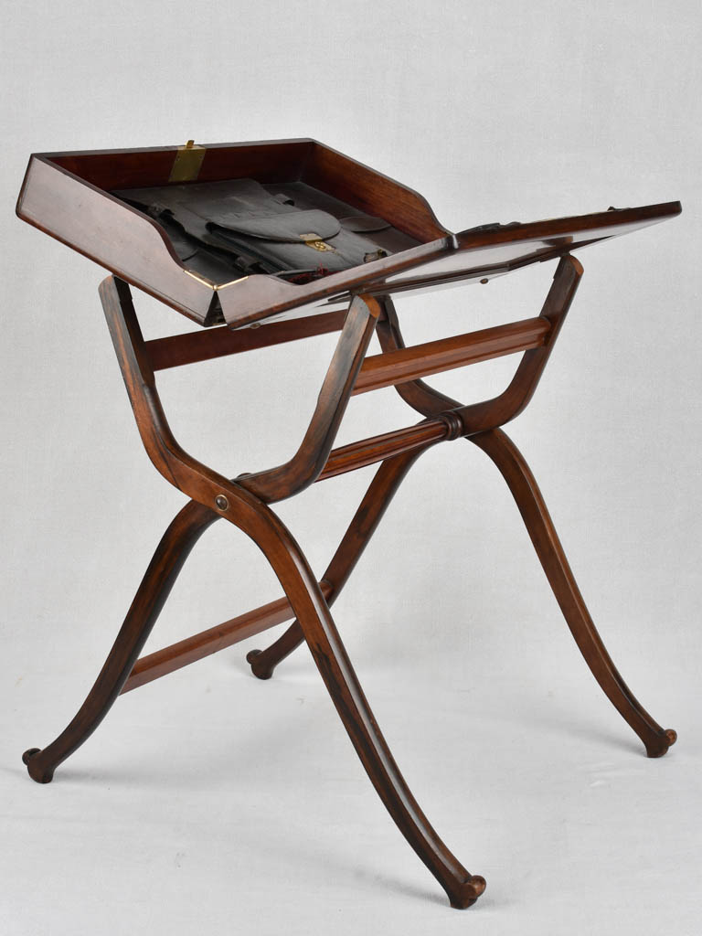 1920s English folding writing table