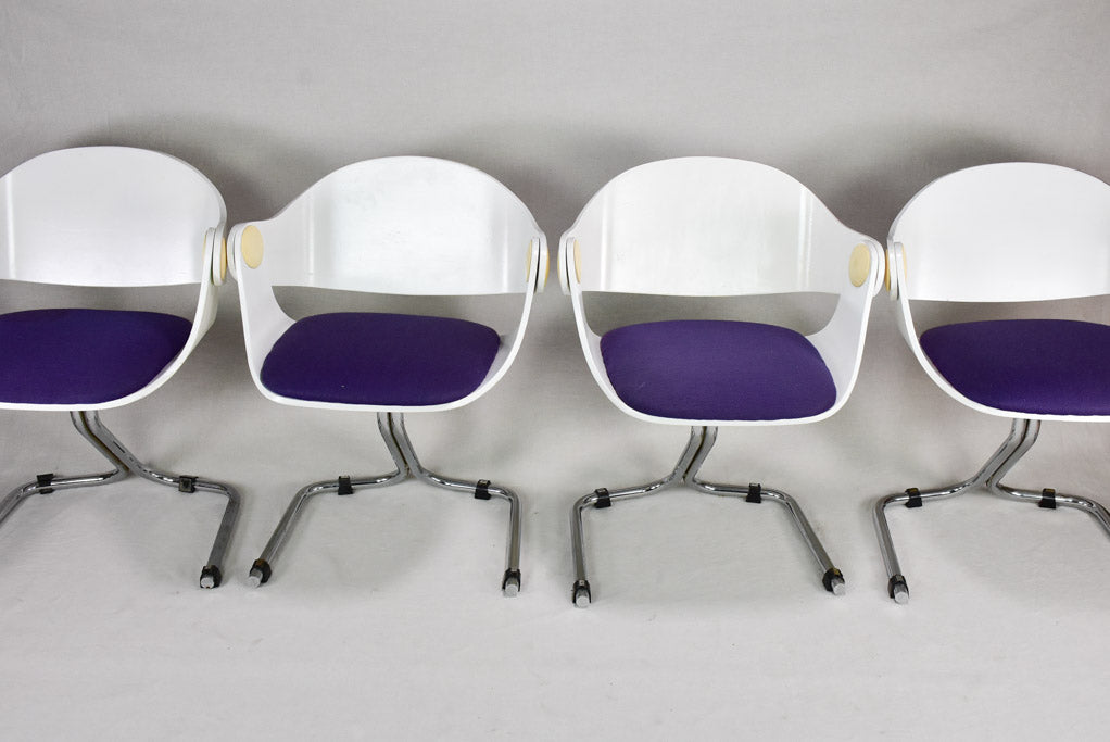 Four futuristic armchairs - Eugen Schmidt