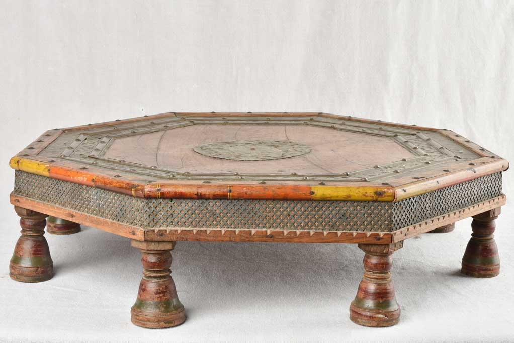 Age-Worn Antique Indonesian Coffee Table