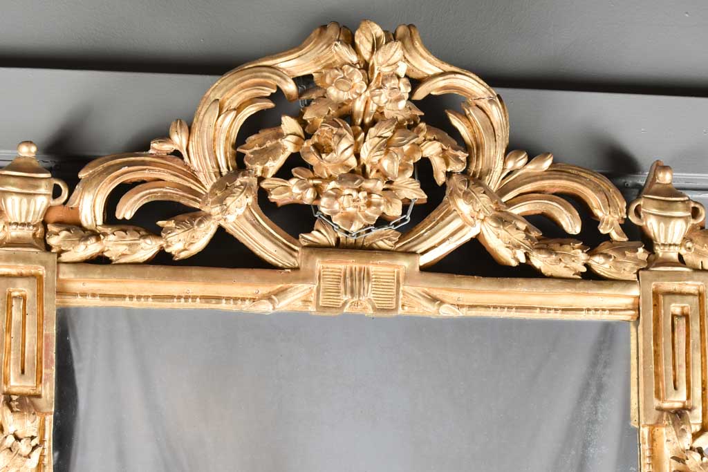 Beautifully detailed large Louis XVI mirror