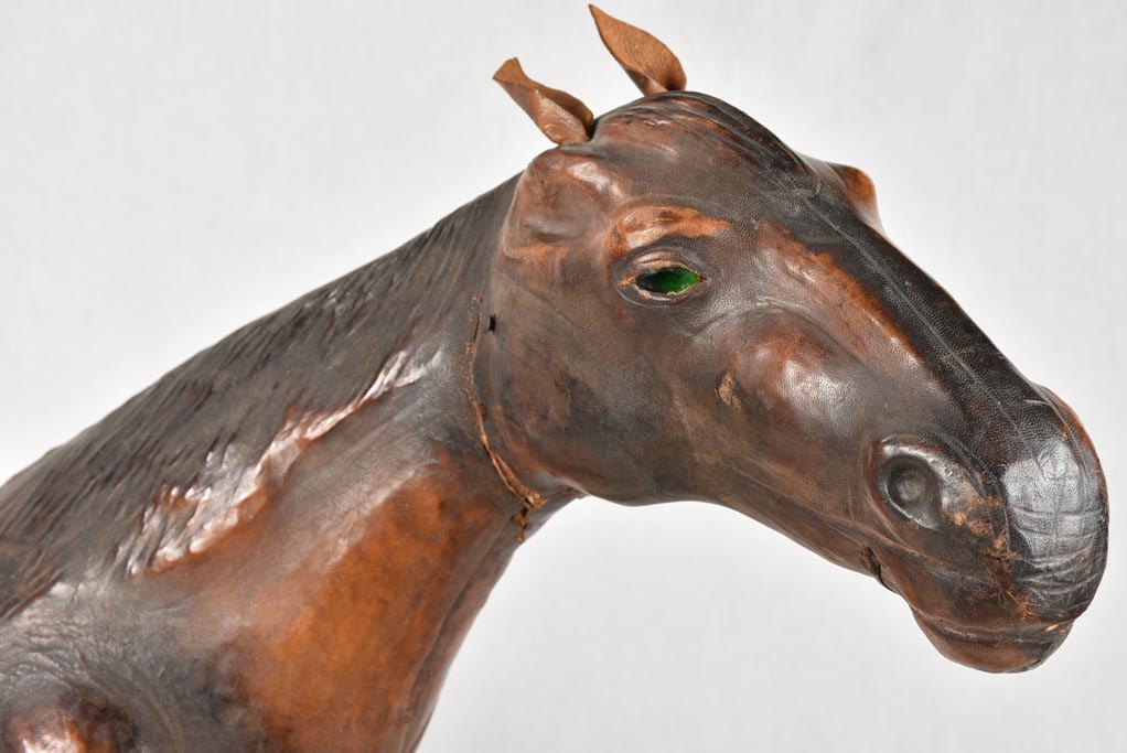 Antique Paper Mache Horse Artpiece