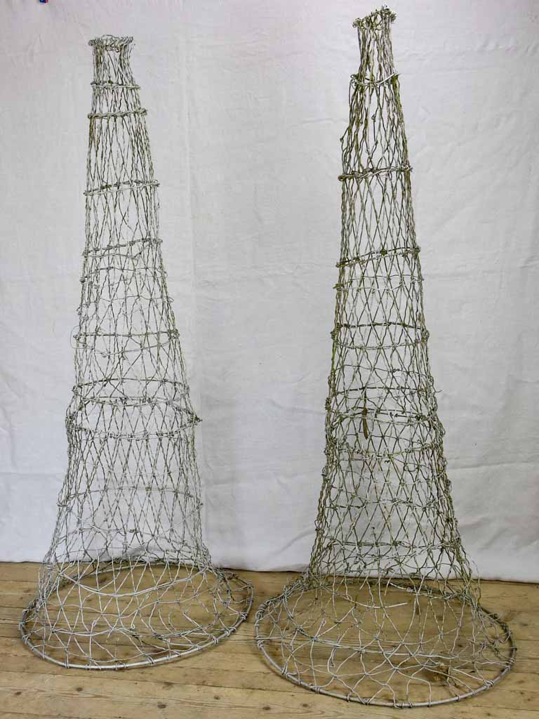 Two wire topiary training frames 63½"