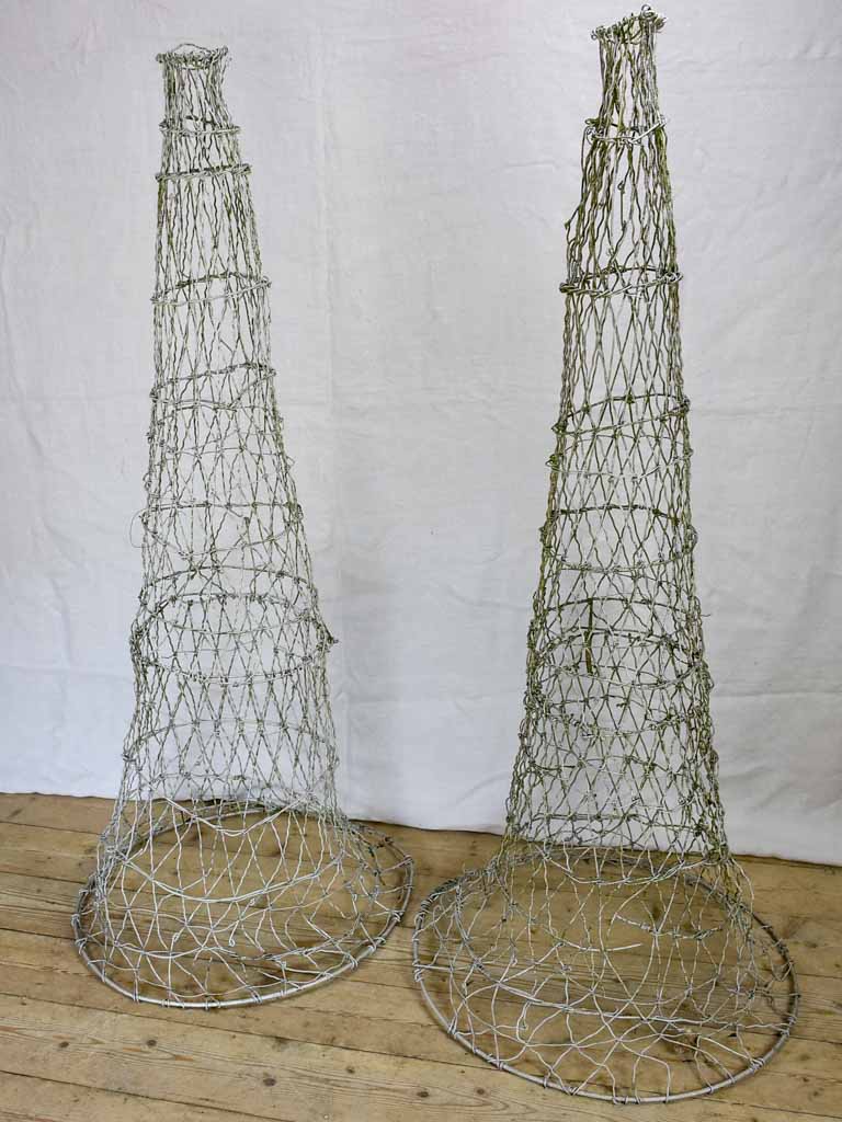 Two wire topiary training frames 63½"