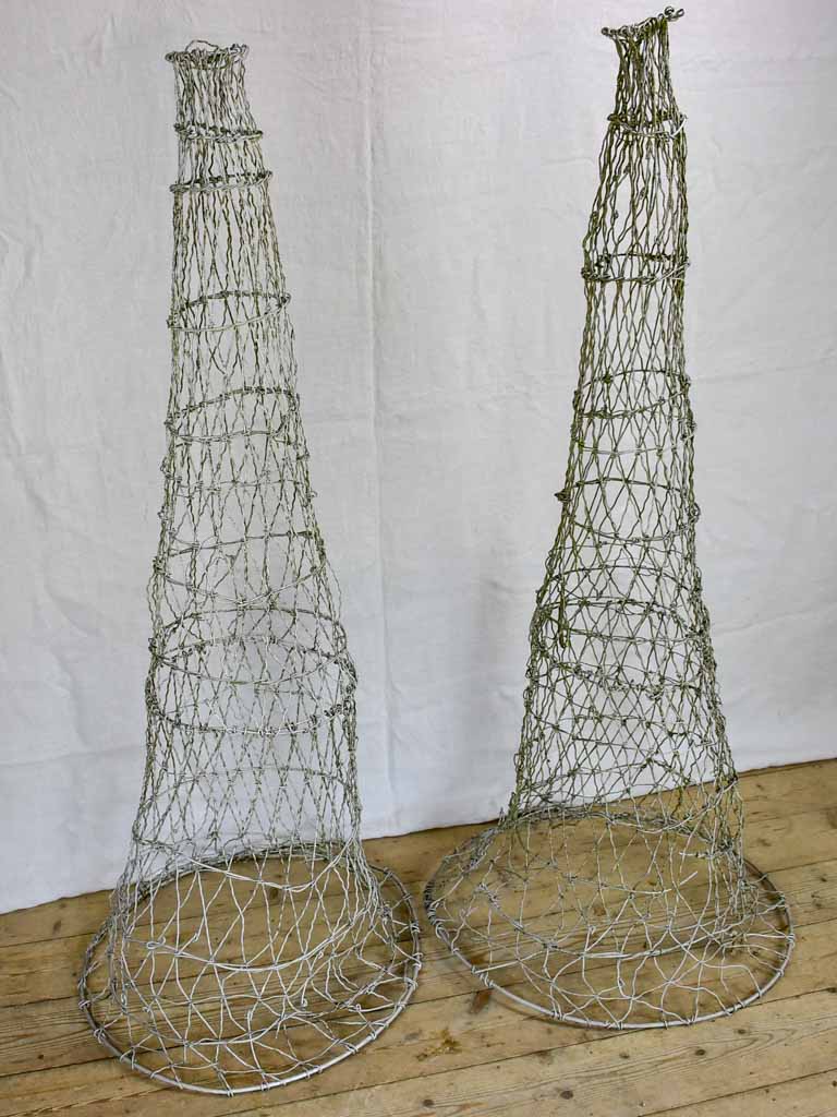 Two wire topiary training frames 63½"