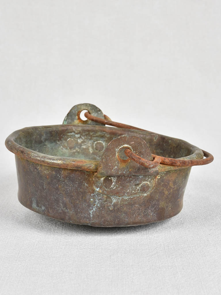 Small copper pot - late 19th century 6¼"