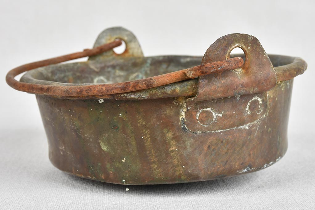 Small copper pot - late 19th century 6¼"