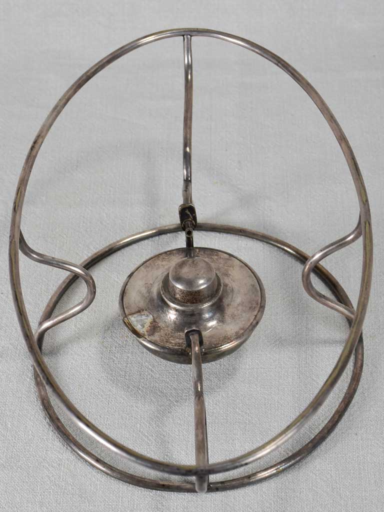 1950s plate warmer/burner from a French restaurant – Chez Pluie