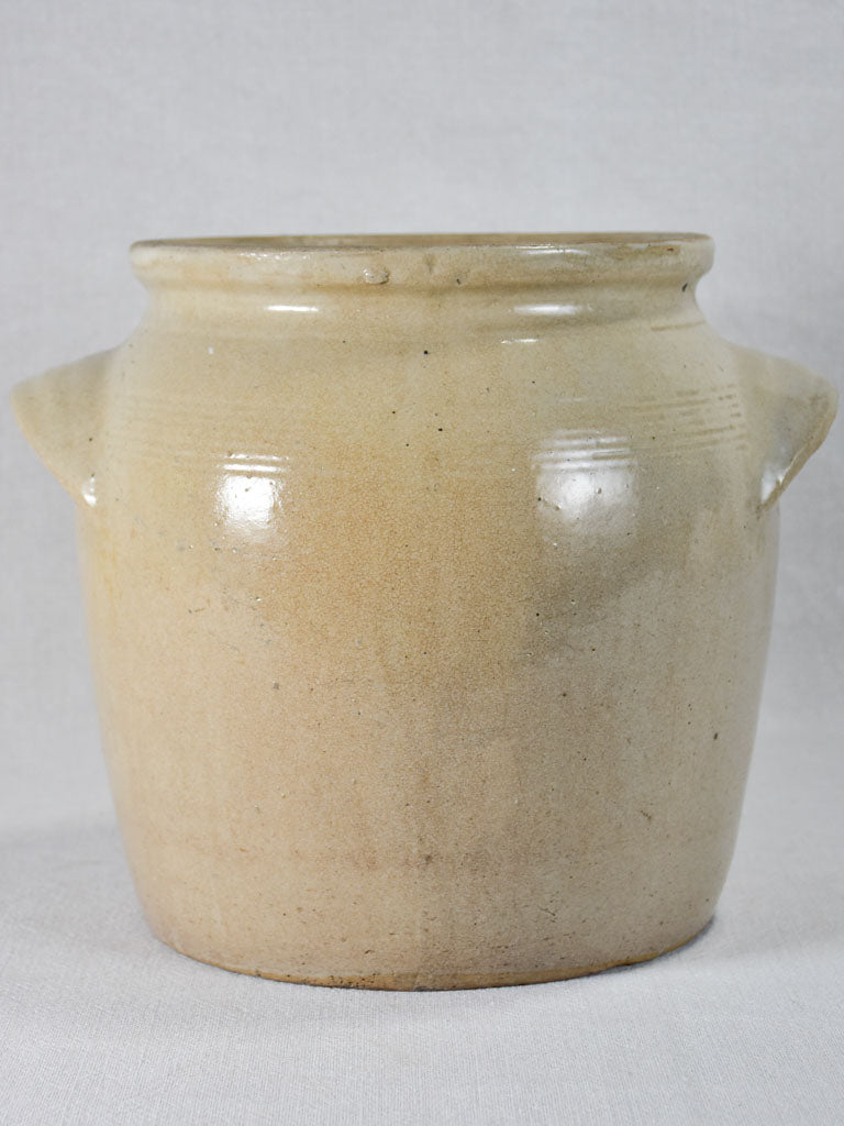 Early-twentieth-century French earthenware pot - size 7