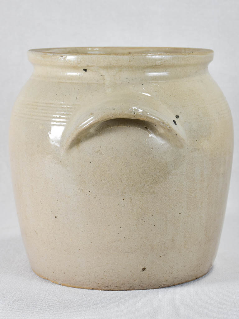 Early-twentieth-century French earthenware pot - size 7