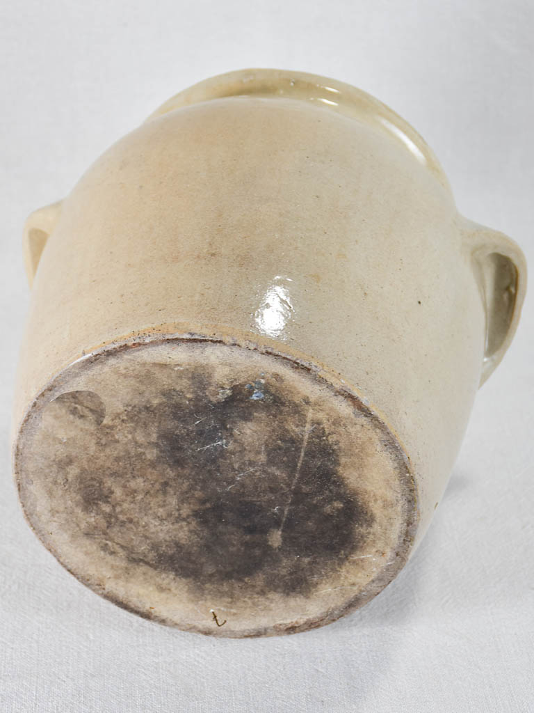 Early-twentieth-century French earthenware pot - size 7